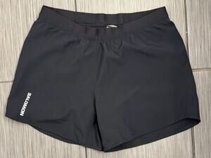 Solomon Black Brief Lined Shorts Women’s Small Inseam 5”